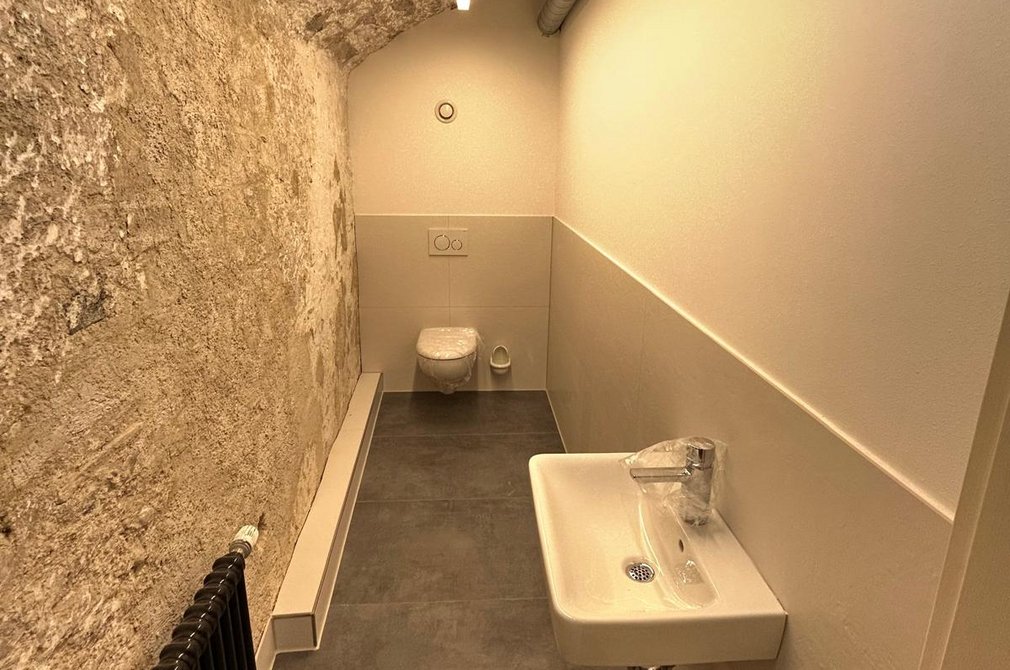 Toilette Stadtmuseum Lindau Toilette im Stadtmuseum Cavazzen in Lindau am Bodensee